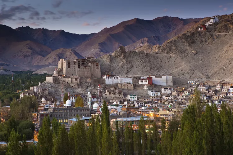 A bustling town nestled in the heart of the Himalayas, Leh is a cultural and historical hub, boasting ancient monasteries, vibrant markets, and breathtaking mountain vistas.