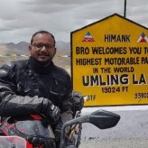 U Vidit is at Umling la pass, the world's highest motorable road.